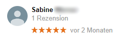 Bewertung Sabine